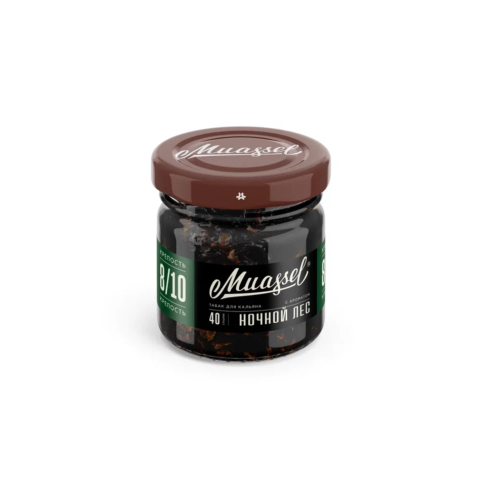 картинка Табак Muassel 8/10 - Ночной Лес 40гр. от магазина BigSmoke