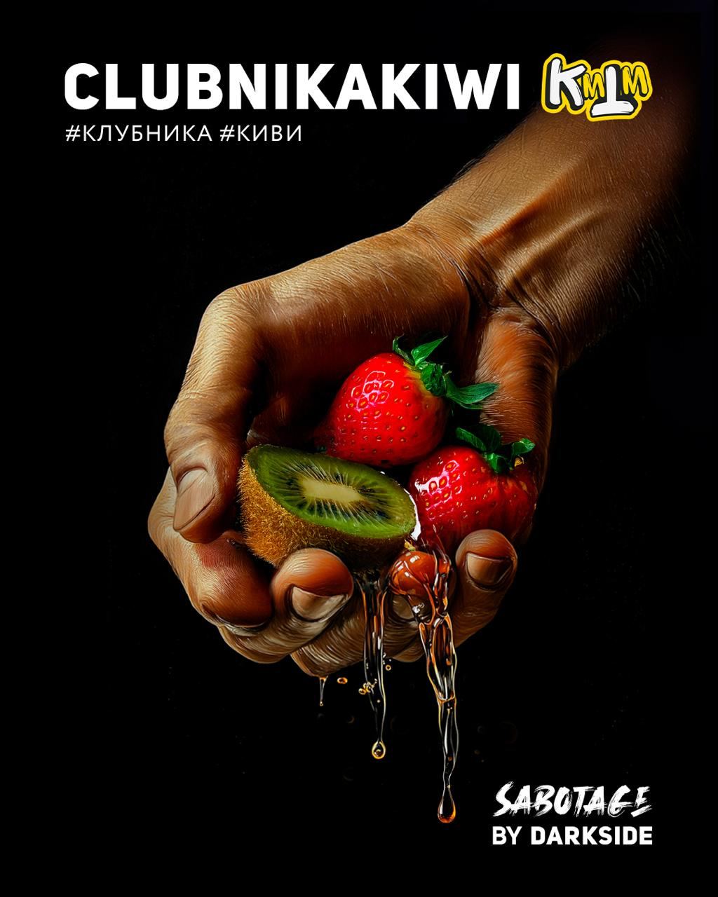 картинка Табак Darkside SABOTAGE - Clubnikakiwi 250 гр. от магазина BigSmoke