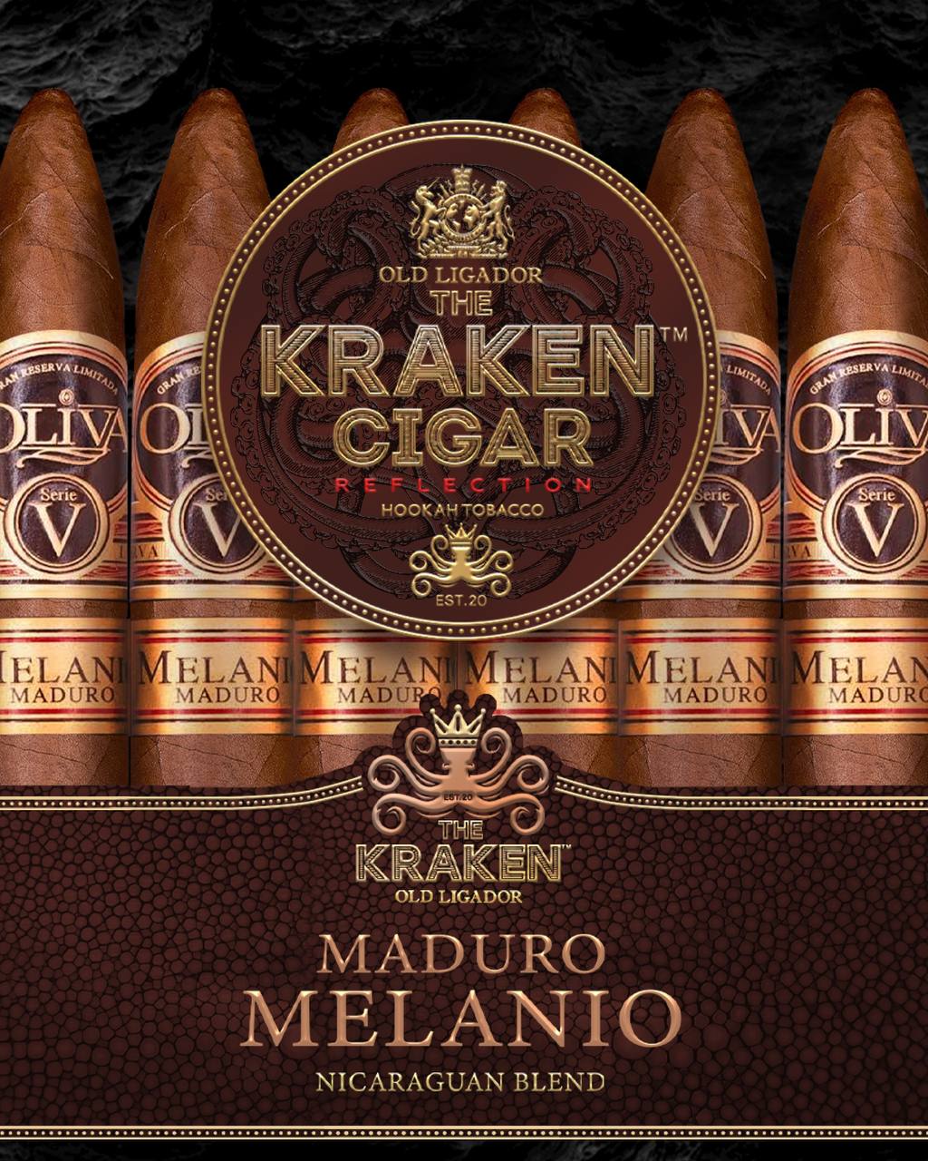 картинка Табак Kraken Line Cigar Reflection - Melanio Maduro 30 гр. от магазина BigSmoke