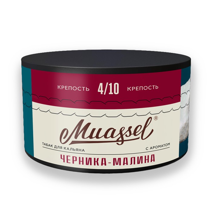 картинка Табак Muassel 4/10 - Черника Малина 200гр. от магазина BigSmoke