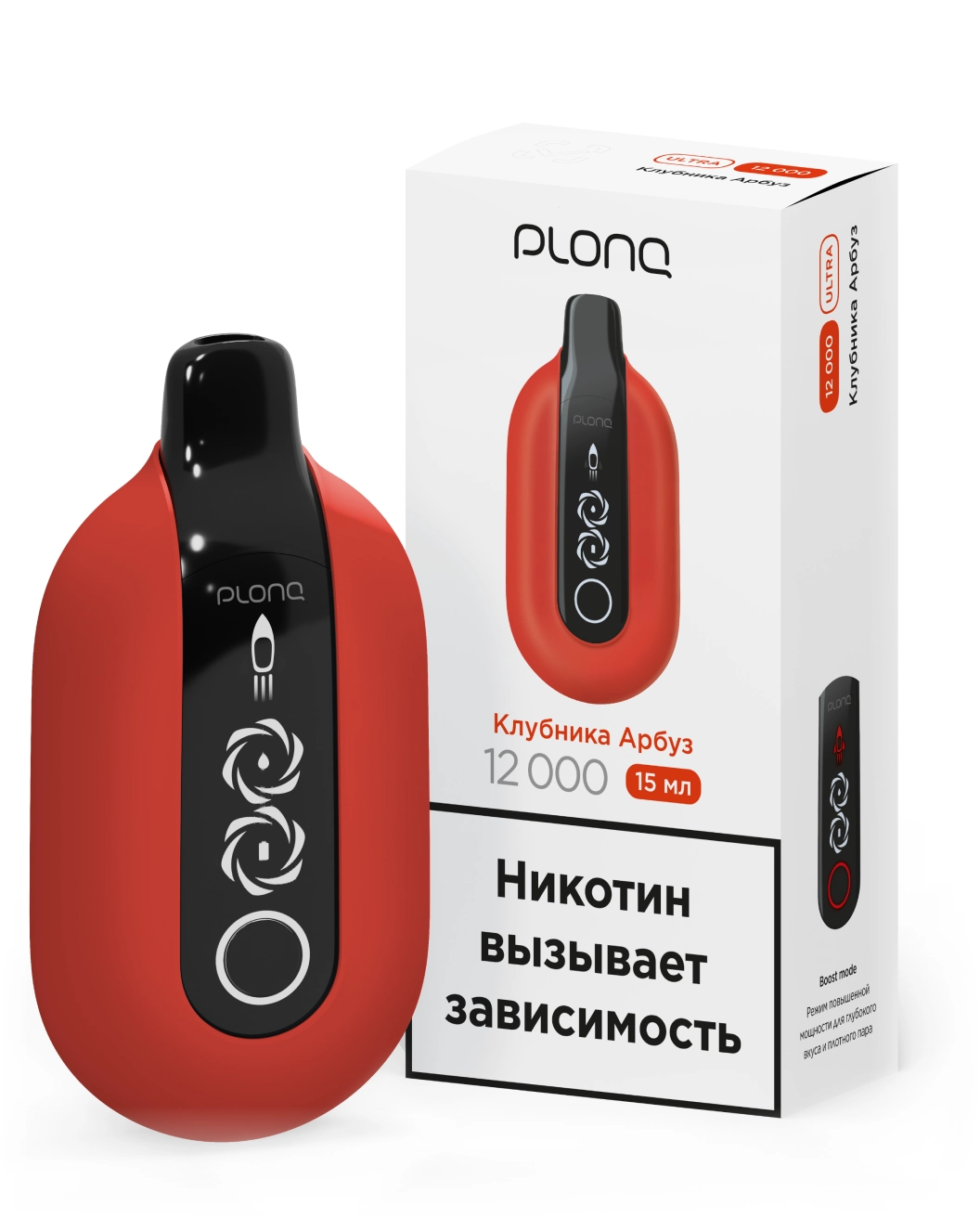 картинка PLONQ Ultra 12000 - Клубника Арбуз от магазина BigSmoke