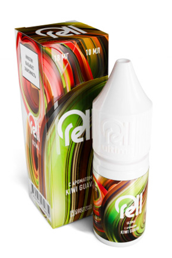 картинка Жидкость Rell Ultimate 10мл 20мг - Kiwi Guava (Киви и Гуава) от магазина BigSmoke