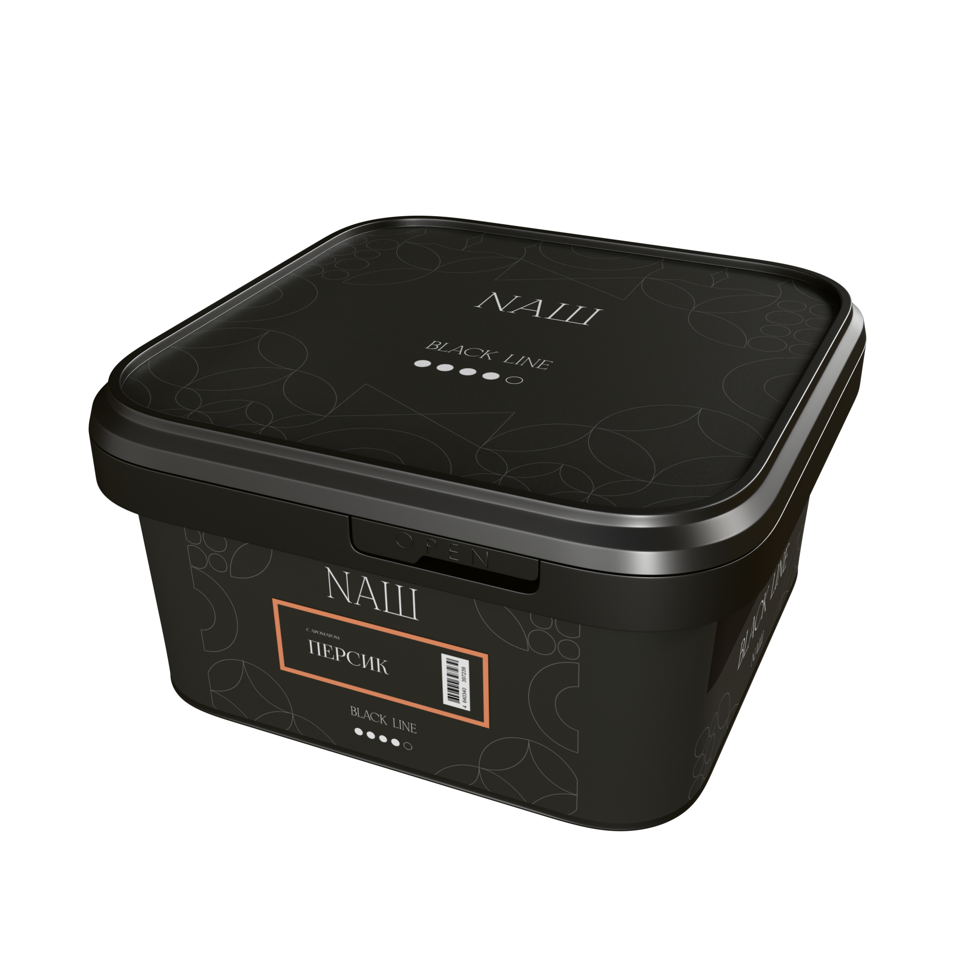 картинка Табак НАШ Black - Персик 200 гр. от магазина BigSmoke