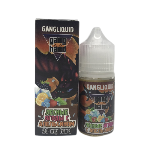картинка Жидкость GANG HARD 30ml 2% - Лесные ягоды с Апельсином от магазина BigSmoke