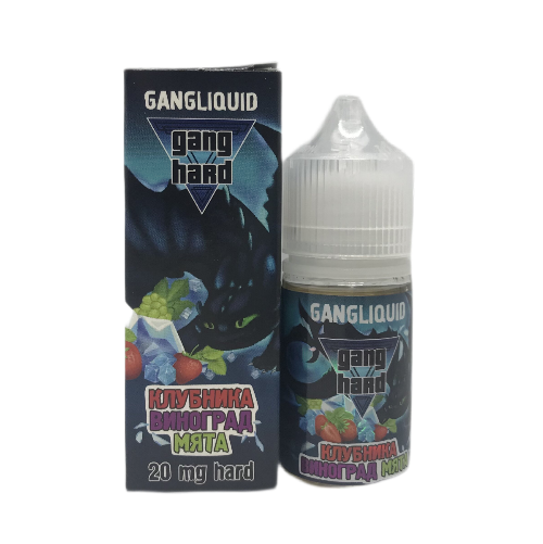 картинка Жидкость GANG HARD 30ml 2% - Клубника Виноград Мята от магазина BigSmoke