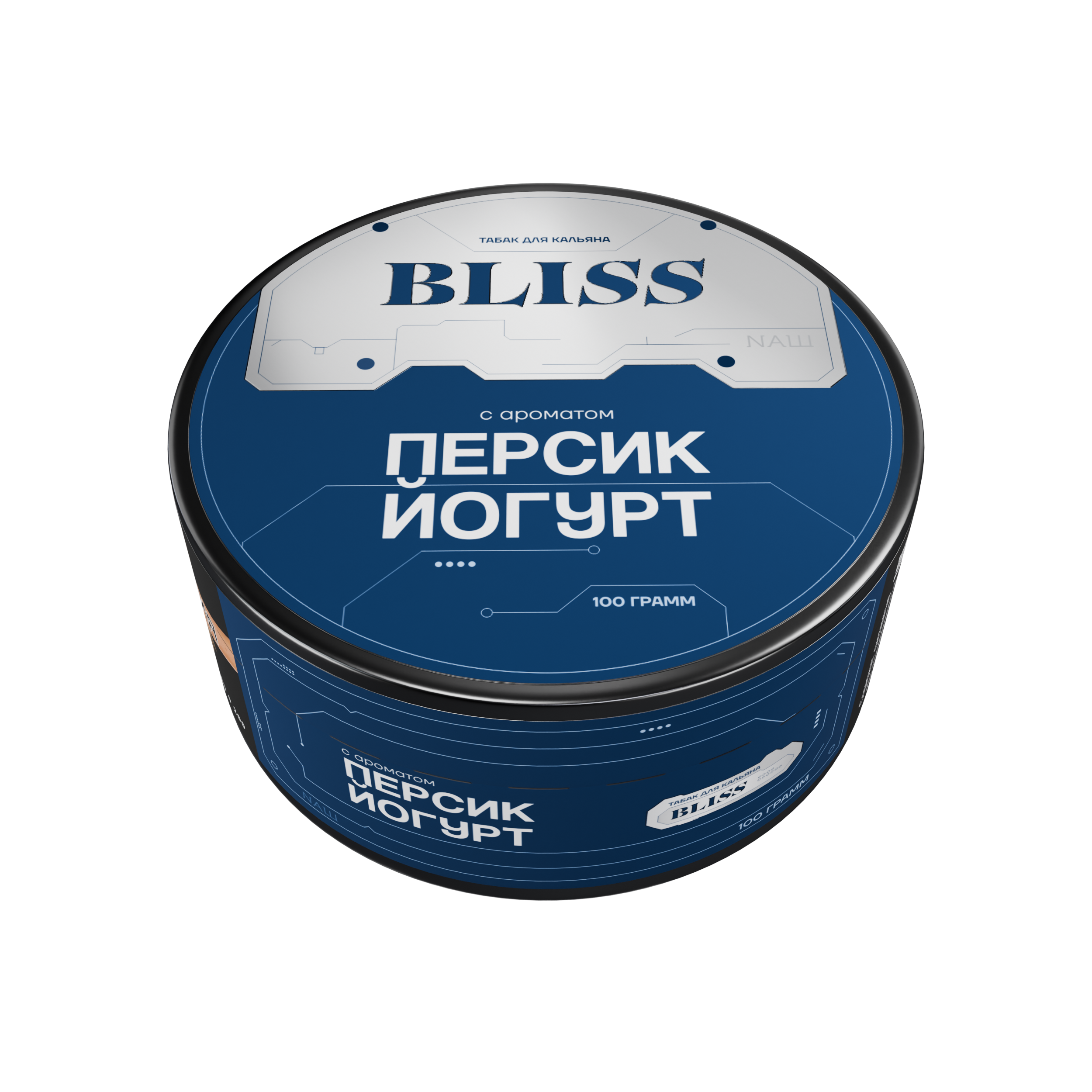 картинка Табак Bliss - Персик Йогурт 100 гр. от магазина BigSmoke