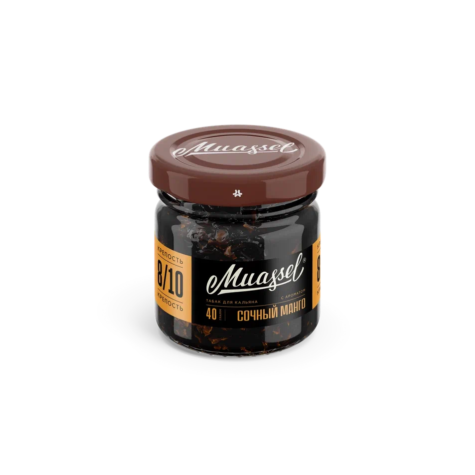 картинка Табак Muassel 8/10 - Сочный Манго 40гр. от магазина BigSmoke