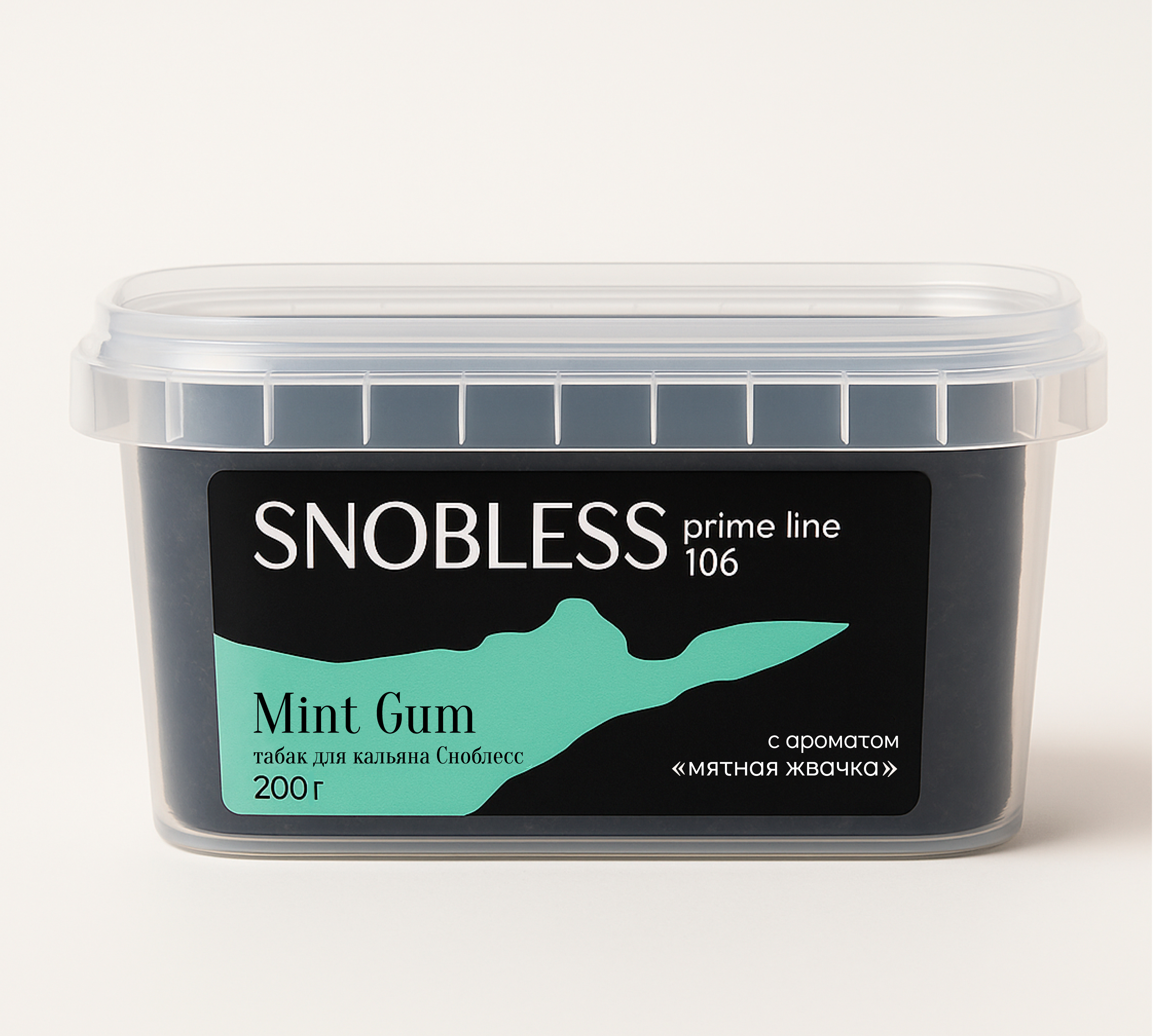 картинка Табак Snobless - Мятная жвачка (Mint Gum) 200 гр. от магазина BigSmoke