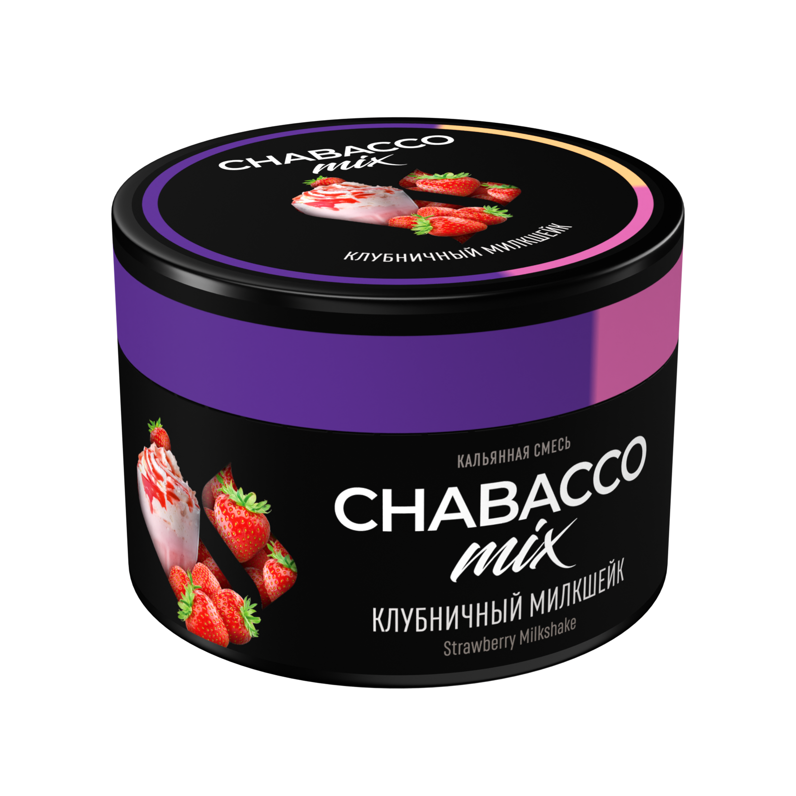 картинка Chabacco Mix Medium - Strawberry Milkshake 40 гр. от магазина BigSmoke