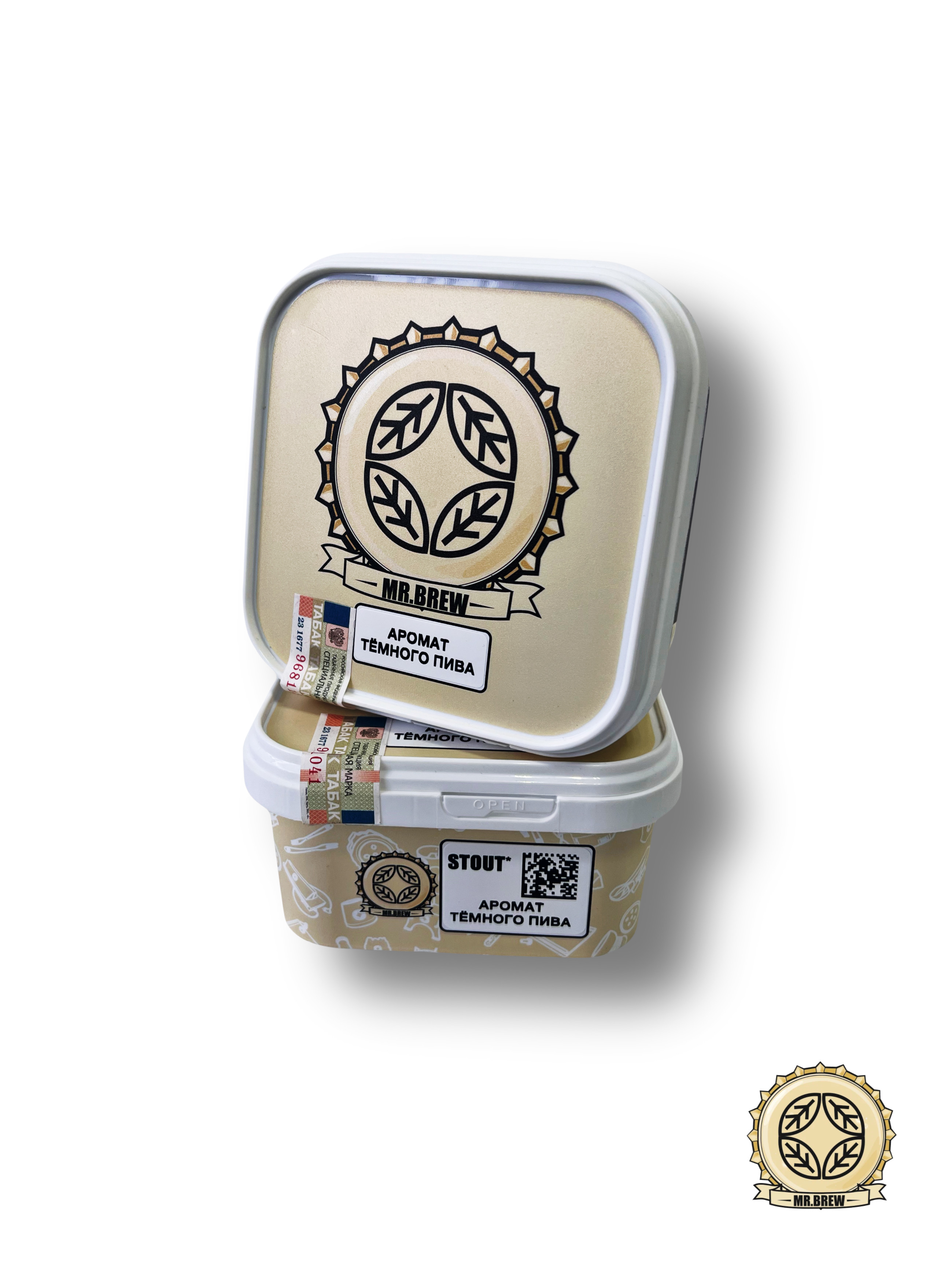 картинка Табак Mr.Brew - Stout (Аромат Темного Пива) 200 гр. от магазина BigSmoke