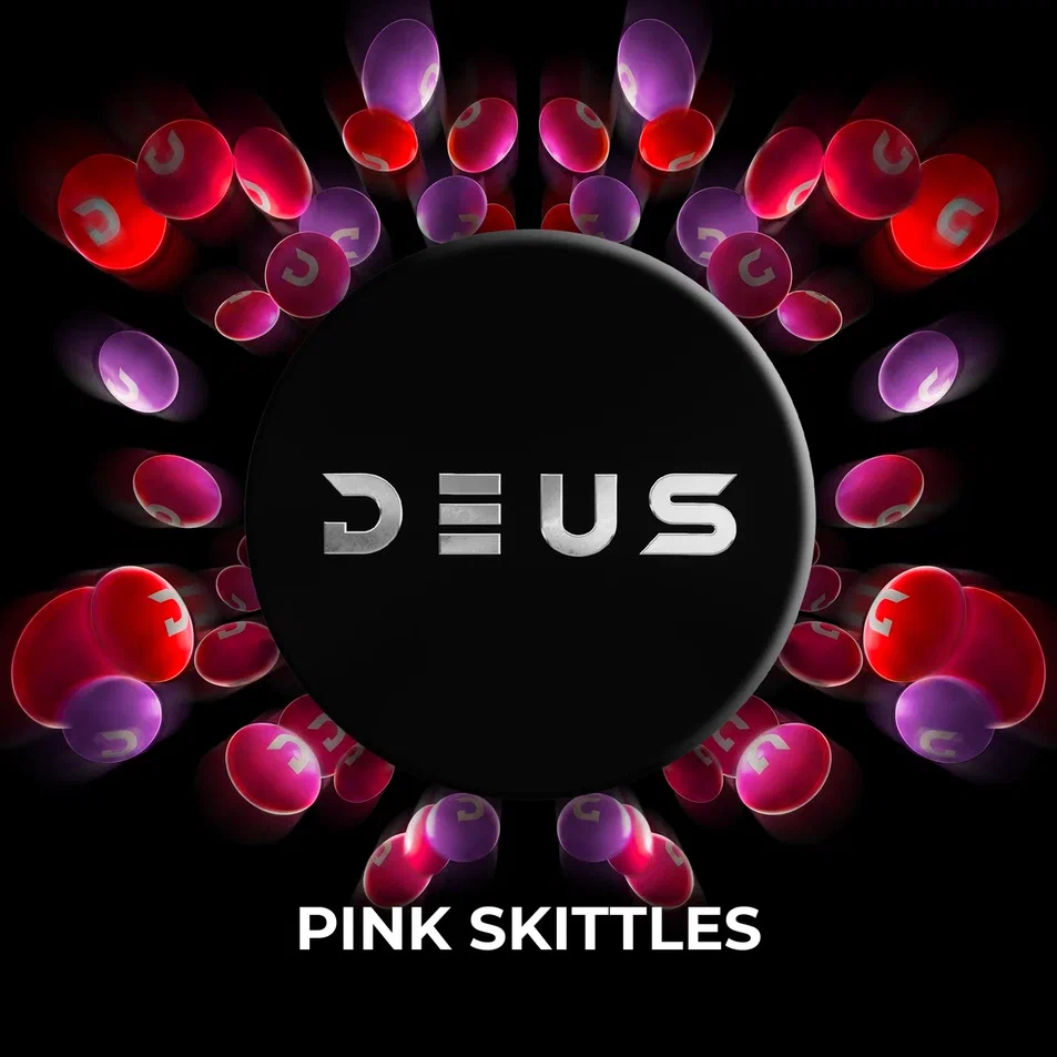 картинка Табак Deus - Pink Skittles (Ягодно Фруктовые Конфеты) 30 гр. от магазина BigSmoke