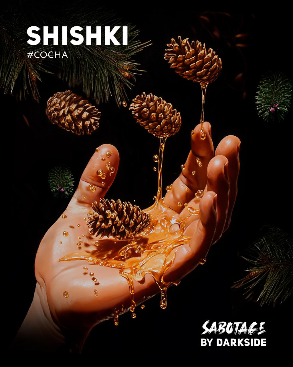картинка Табак Darkside SABOTAGE - Shishki 30 гр. от магазина BigSmoke