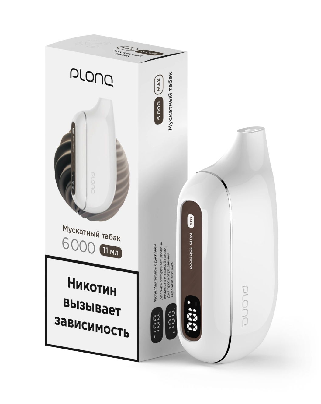 картинка Plonq MAX 6000 - Мускатный Табак от магазина BigSmoke