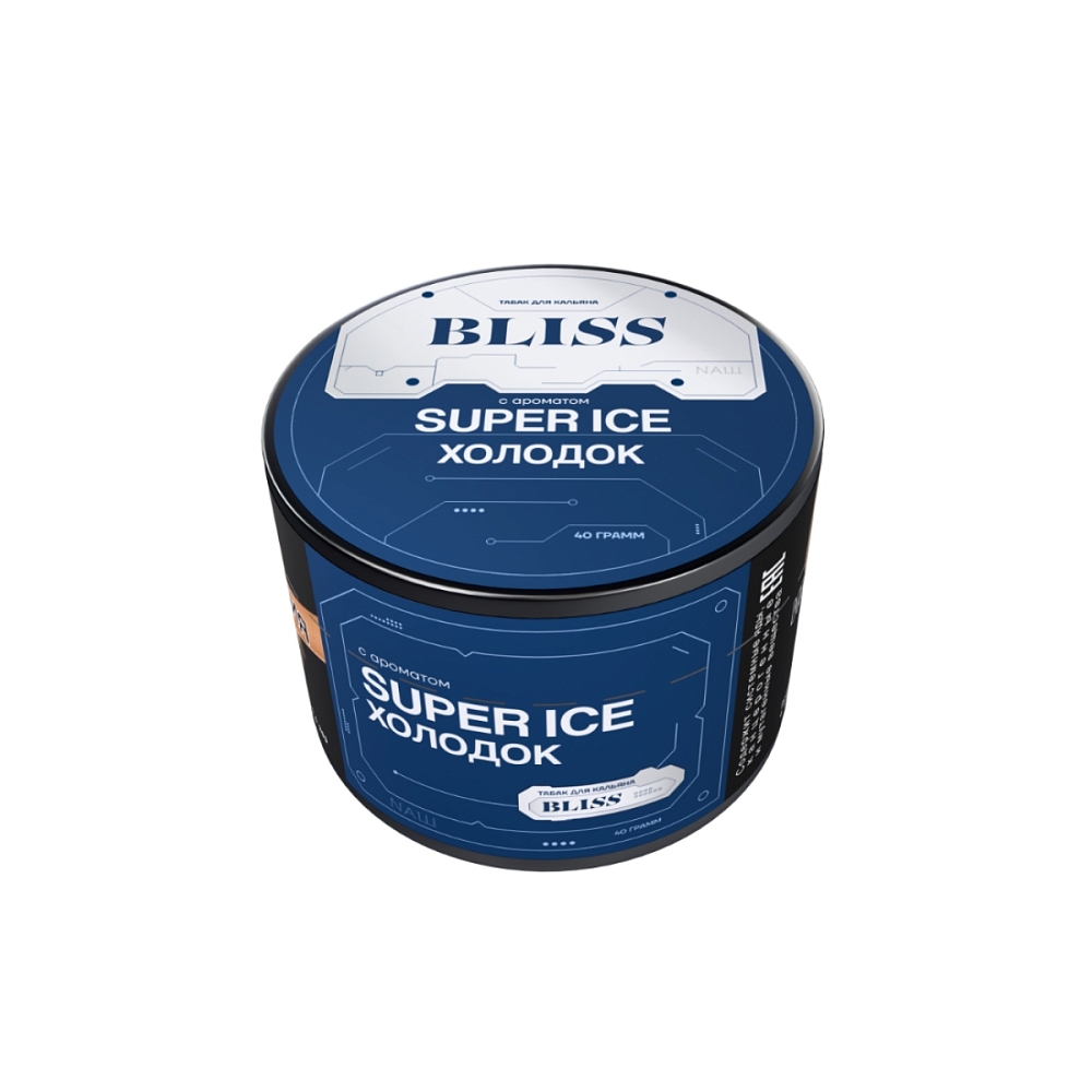 картинка Табак Bliss - Super Ice 40 гр. от магазина BigSmoke