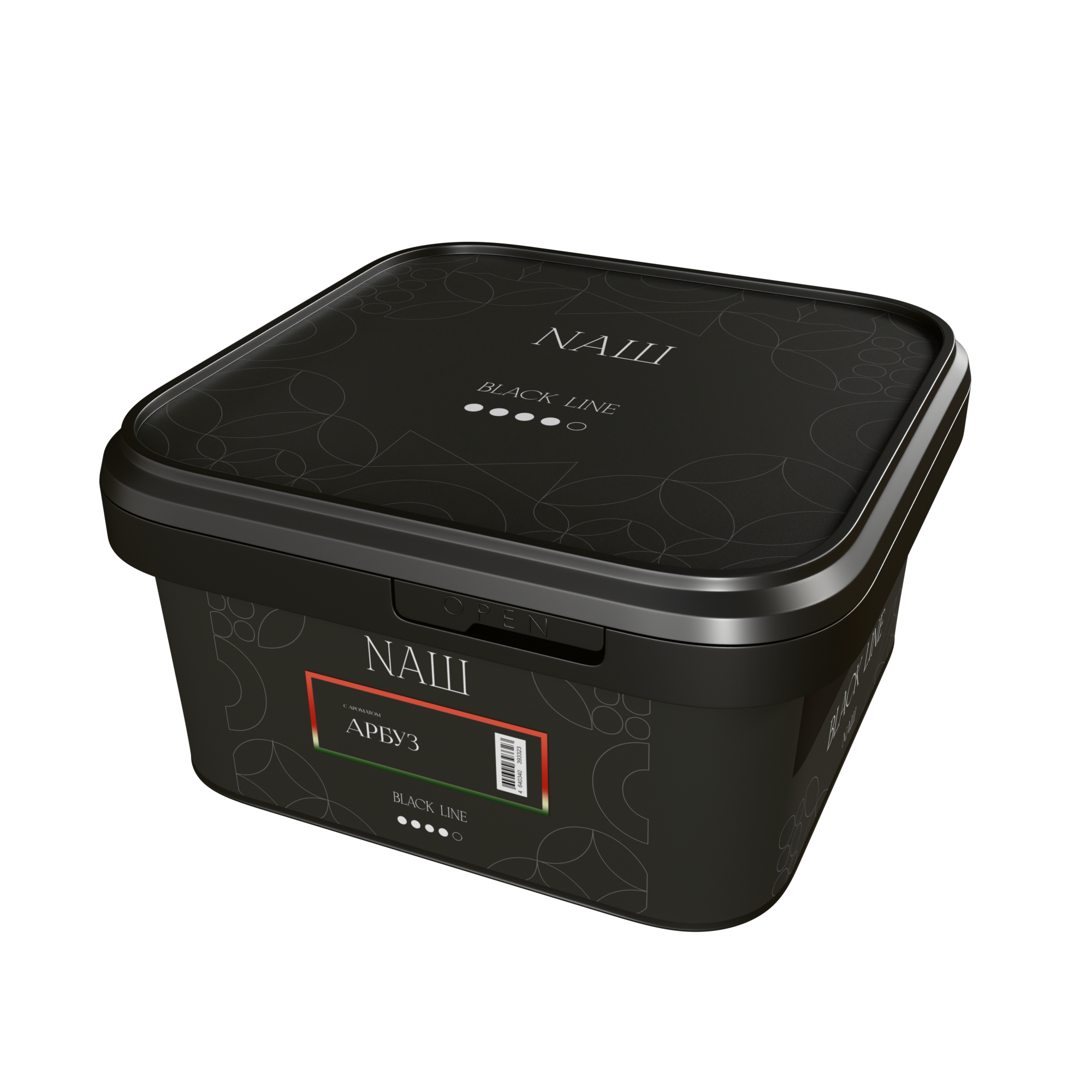 картинка Табак НАШ Black - Арбуз 200 гр. от магазина BigSmoke