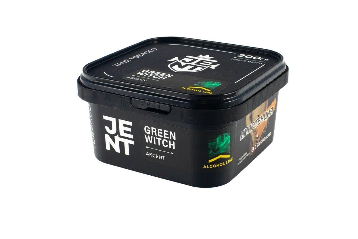 картинка Табак Jent - Абсент (Green Witch) 200 гр. от магазина BigSmoke