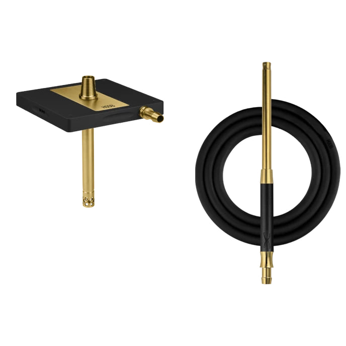 картинка Кальян HOOB - Atom Black/Gold от магазина BigSmoke