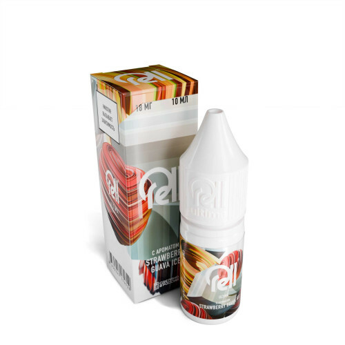картинка Жидкость Rell Ultimate 10мл 20мг - Strawberry Guava Ice (Клубника и Гуава) от магазина BigSmoke