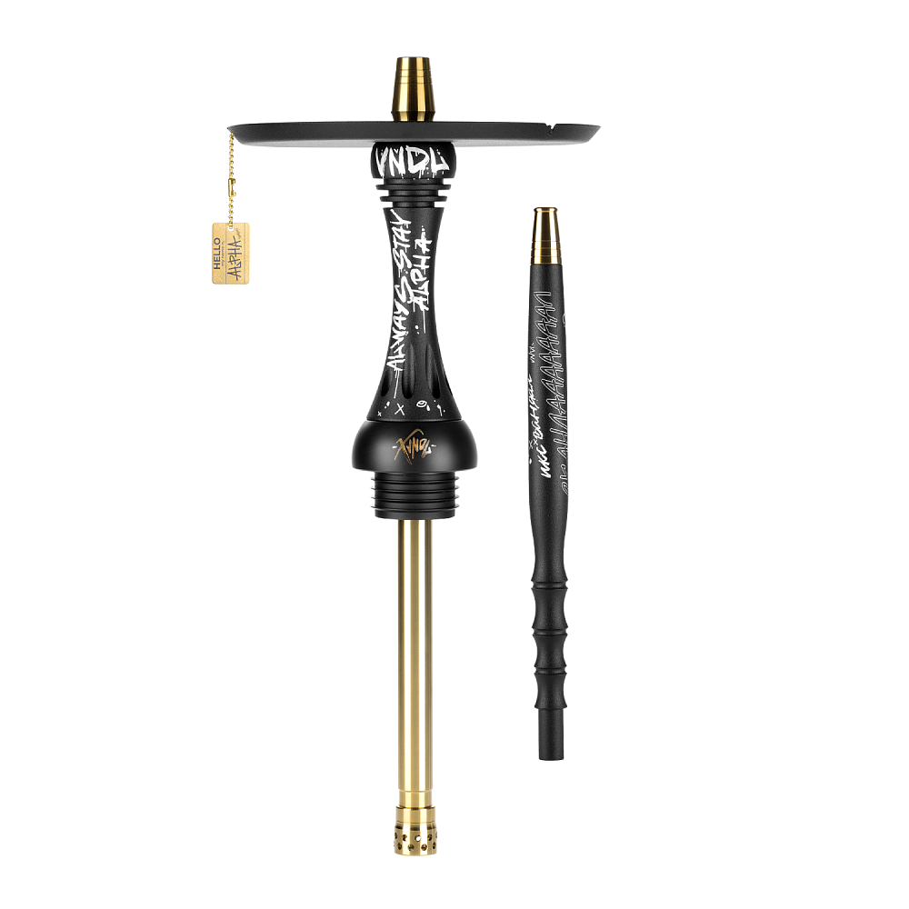 картинка Кальян Alpha Hookah - X VNDL Jet Black от магазина BigSmoke