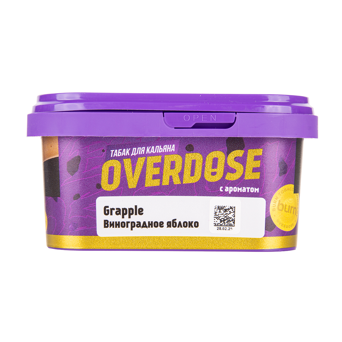 картинка Табак Overdose - Виноградное яблоко (Grapple) 200 гр. от магазина BigSmoke