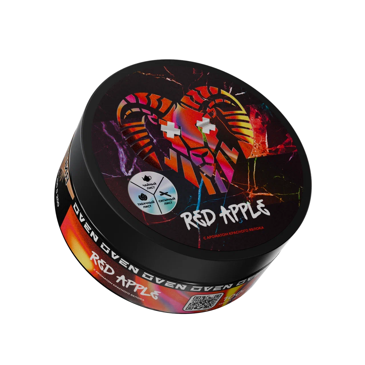 картинка Табак Oven - Red Apple (Красное Яблоко) 100 гр. от магазина BigSmoke