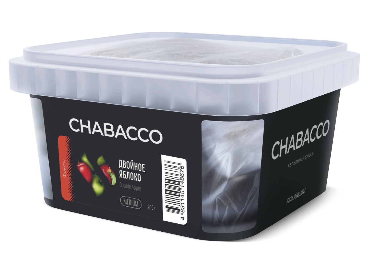 картинка Chabacco Medium - Double Apple 200 гр. от магазина BigSmoke