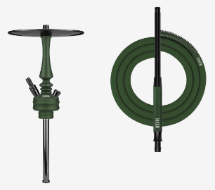 картинка Кальян Hoob - Mars Mini British racing green/Black от магазина BigSmoke