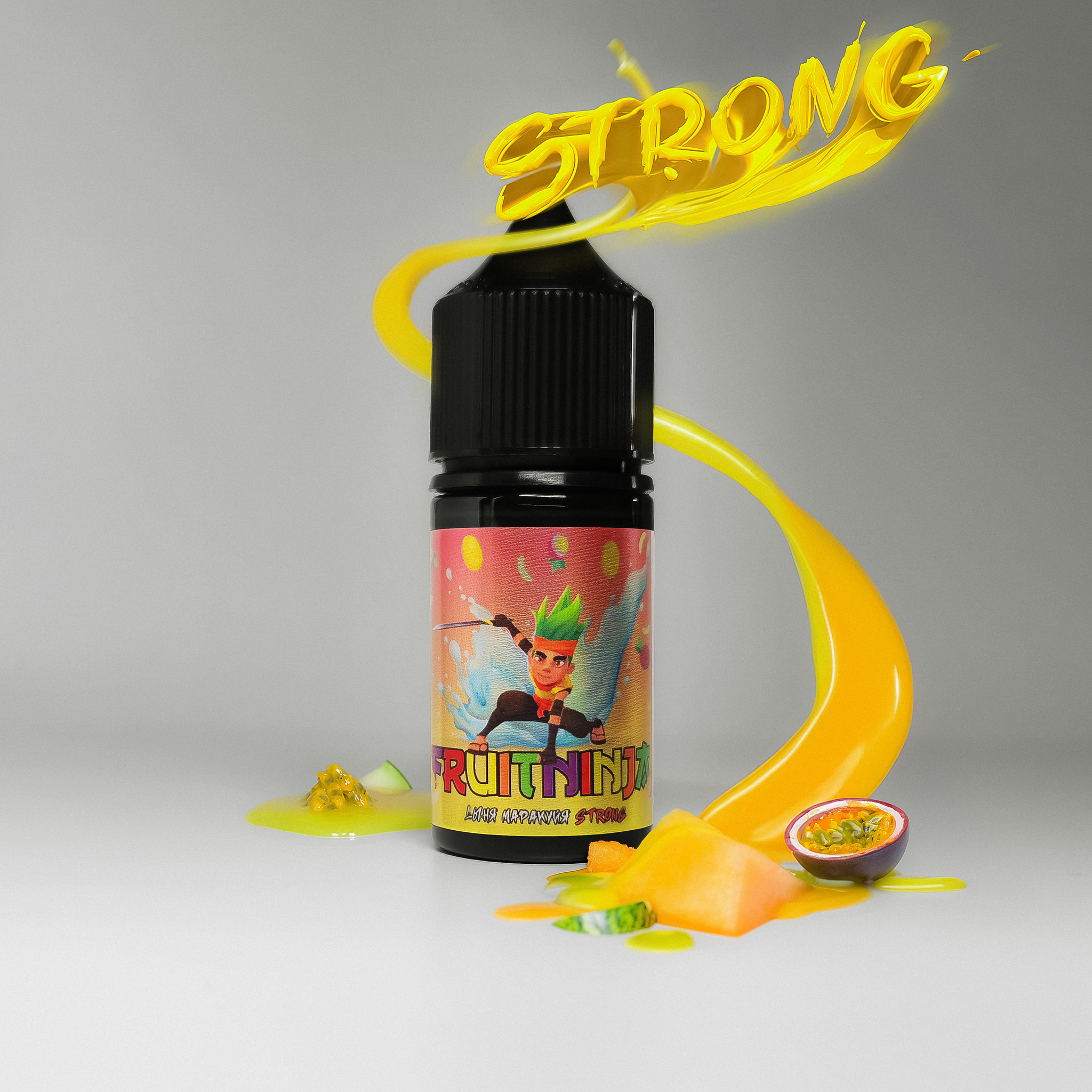 картинка Жидкость Fruit Ninja Strong - Дыня Маракуйя от магазина BigSmoke