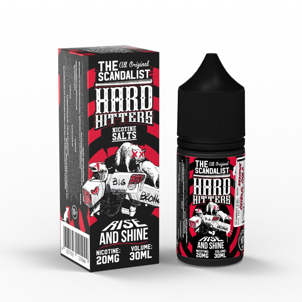 картинка The Scandalist Hardhitters 30 мл 20 Salt - Rise and Shine от магазина BigSmoke