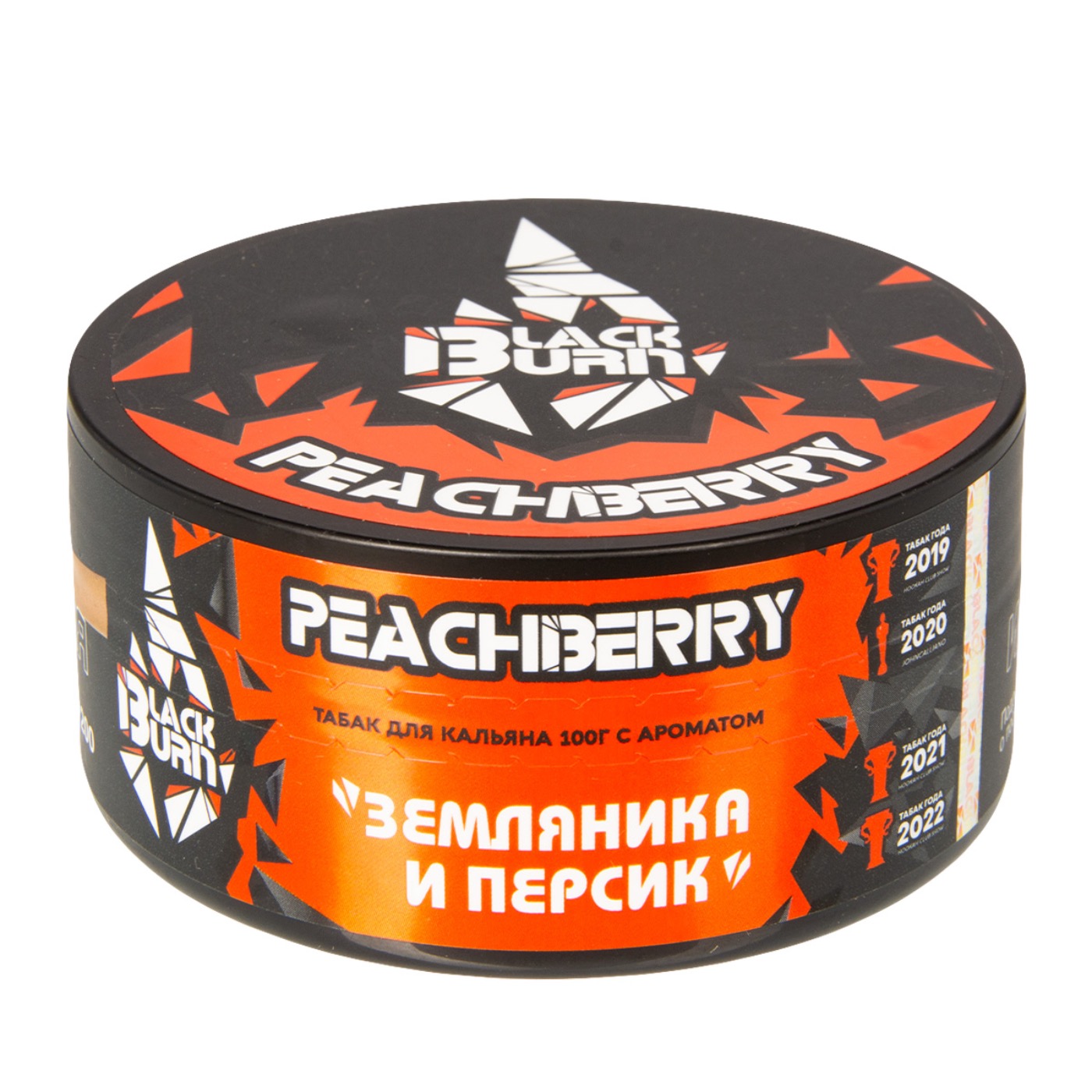 картинка Табак Black Burn - Земляника, персик (PeachBerry) 100 гр. от магазина BigSmoke