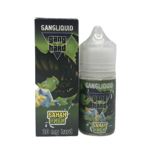 картинка Жидкость GANG HARD 30ml 2% - Банан Киви от магазина BigSmoke