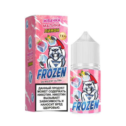 картинка Жидкость GANG FROZEN 30ml 2% Ultra - Жвачка Малина Лимон от магазина BigSmoke