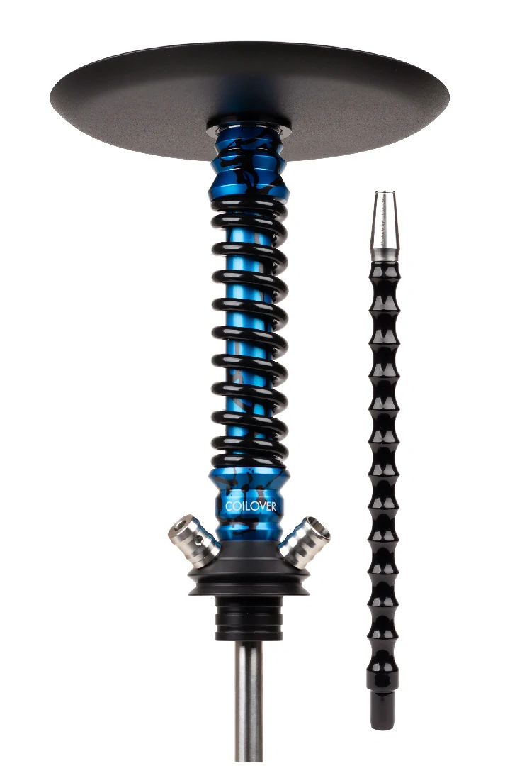 картинка Кальян Mamay Customs Coilover Mini Anod - Blue Space/Черный Глянец от магазина BigSmoke