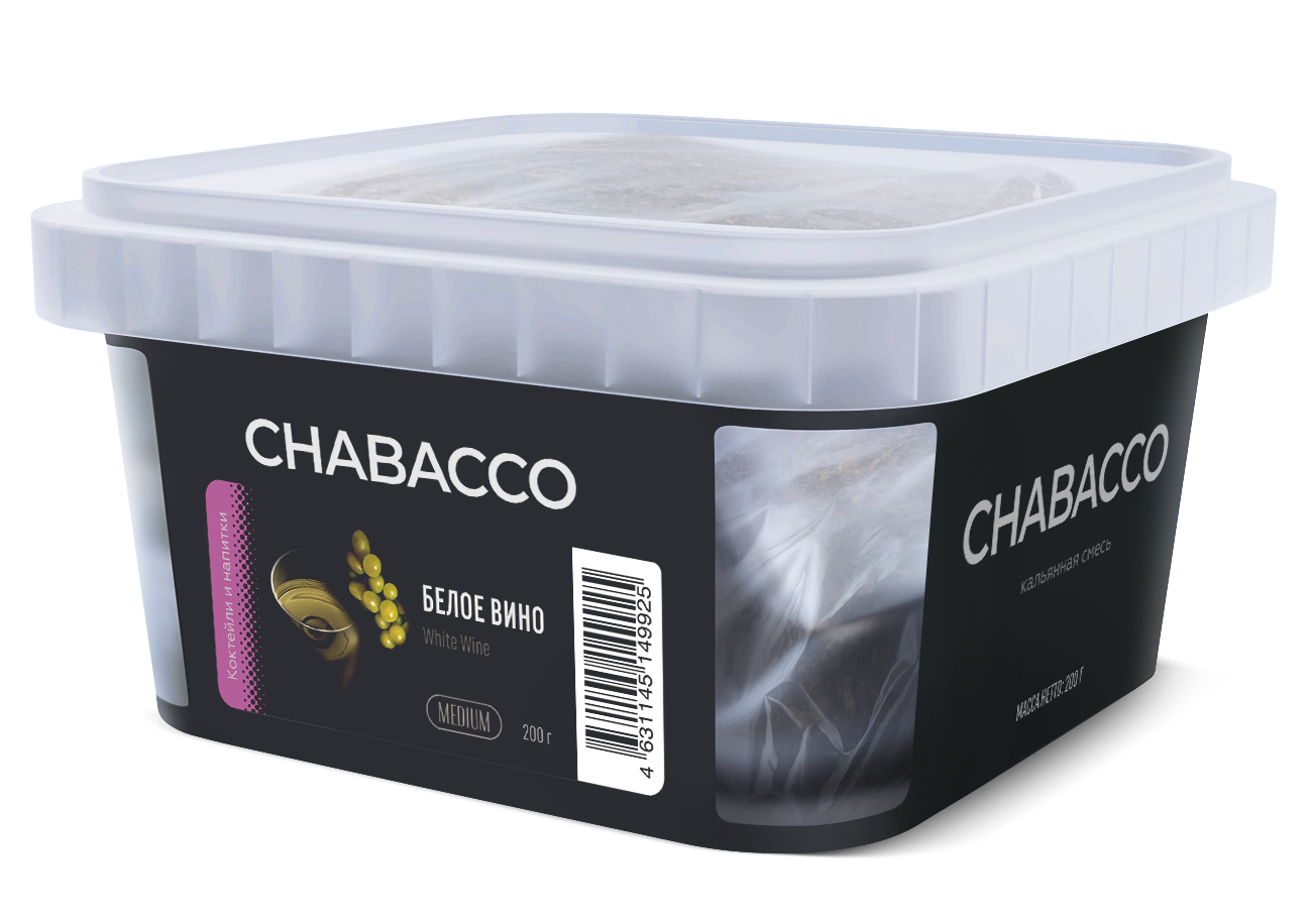 картинка Chabacco Medium - White Wine 200 гр. от магазина BigSmoke